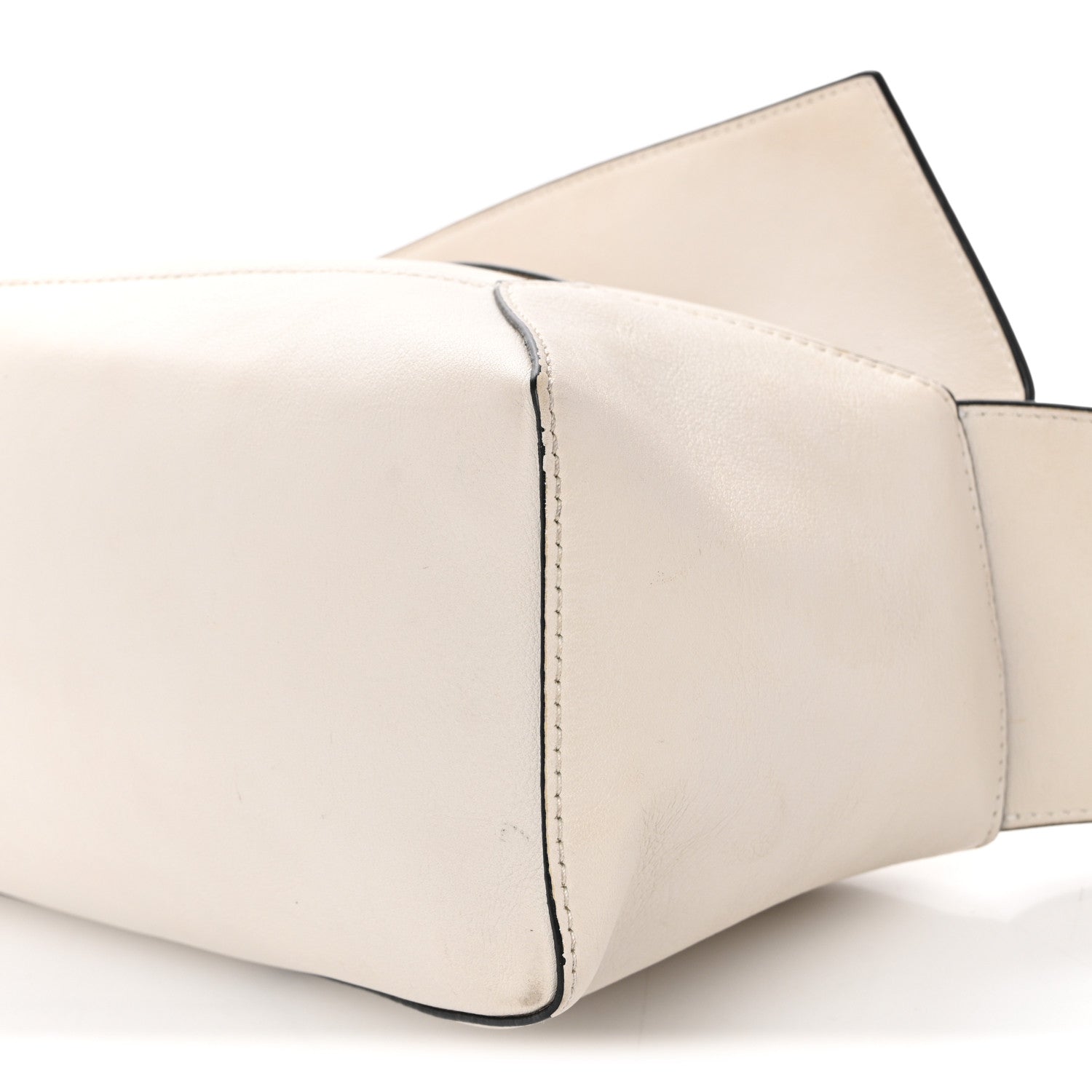 Calfskin Puzzle Hobo White