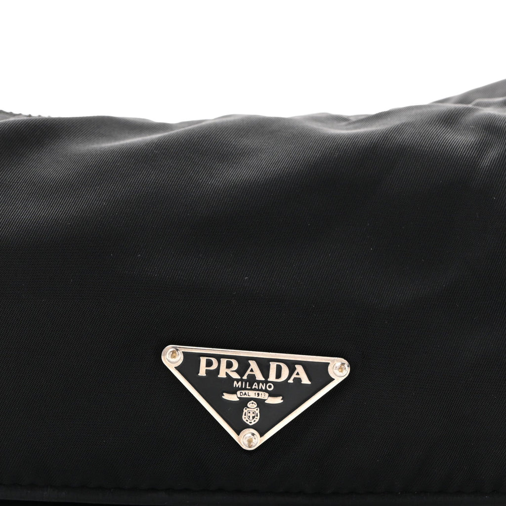 Tessuto Nylon Pochette Bag Black