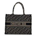 Oblique Medium Book Tote Blue Multicolor