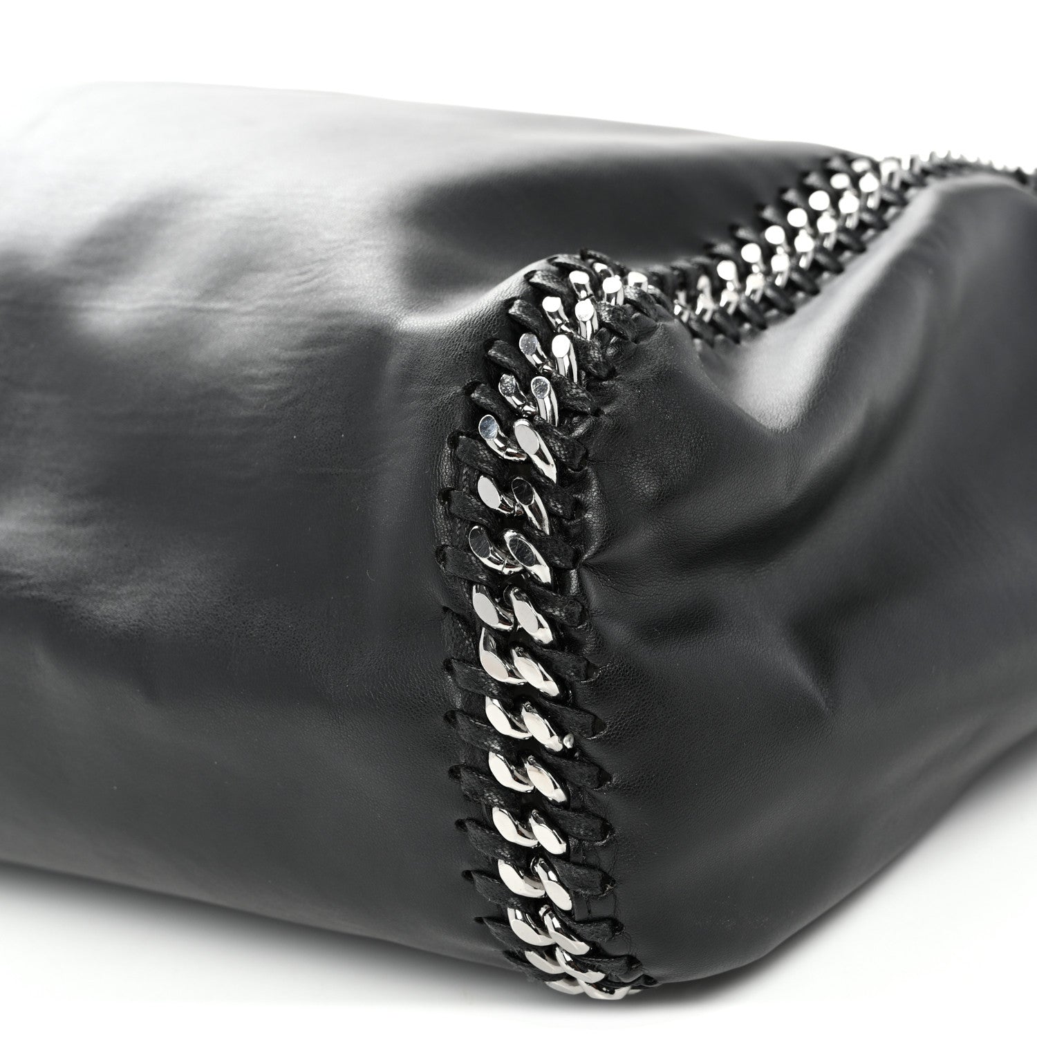 Alter Nappa Falabella Fine Chain Tote Black