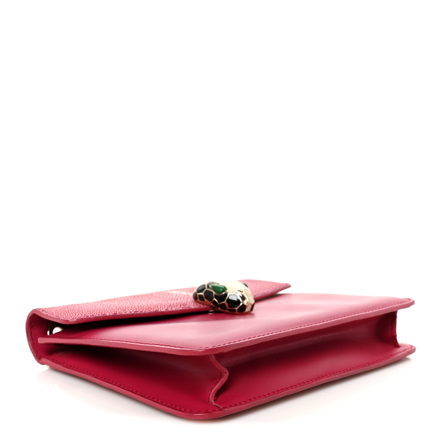 Galuchat Calfskin Serpenti Forever Crossbody Bag Pink
