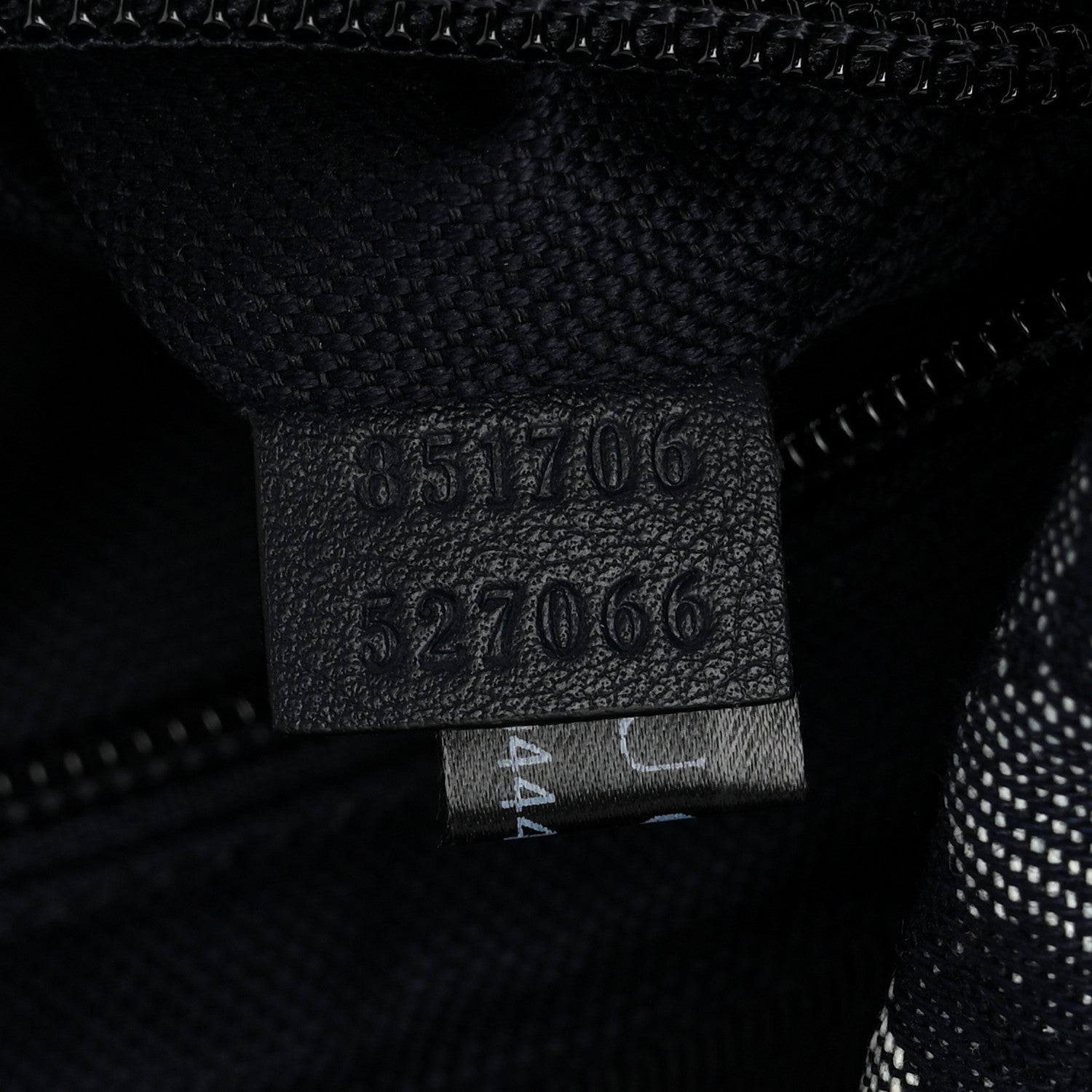 Denim Monogram Web Belt Bag Blue Multicolor