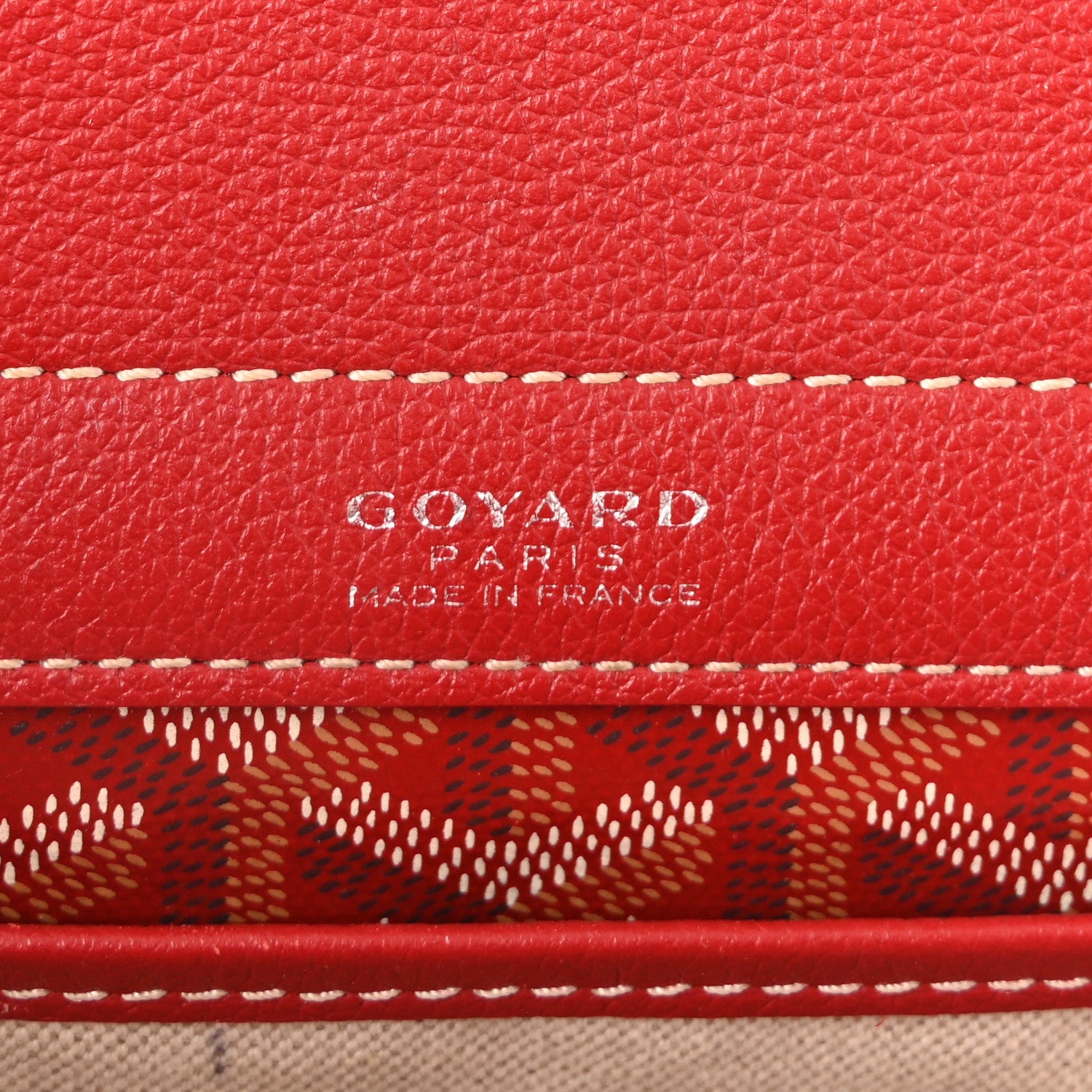 Goyardine Rouette PM Red
