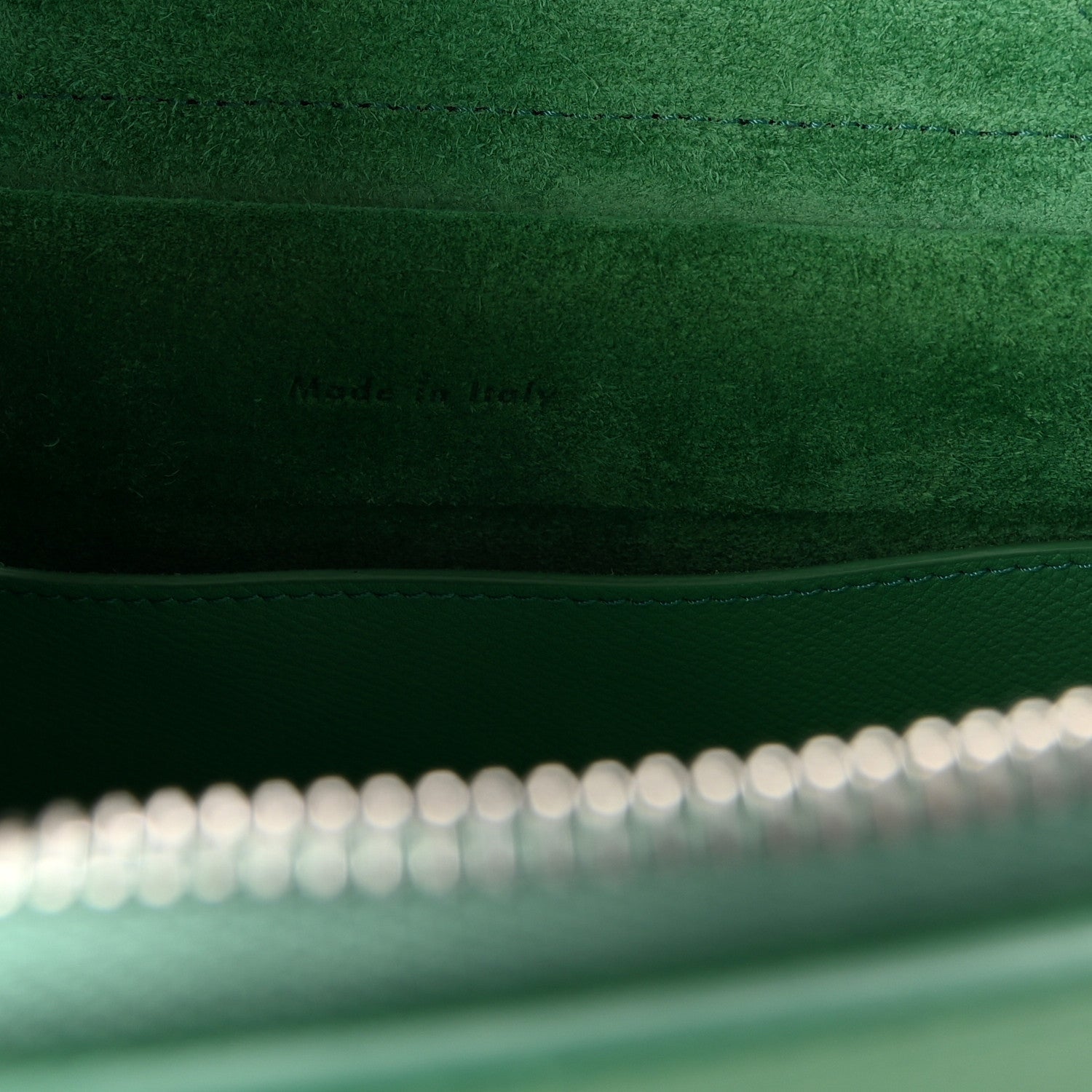 Grained Calfskin Micro Belt Bag Pop Green