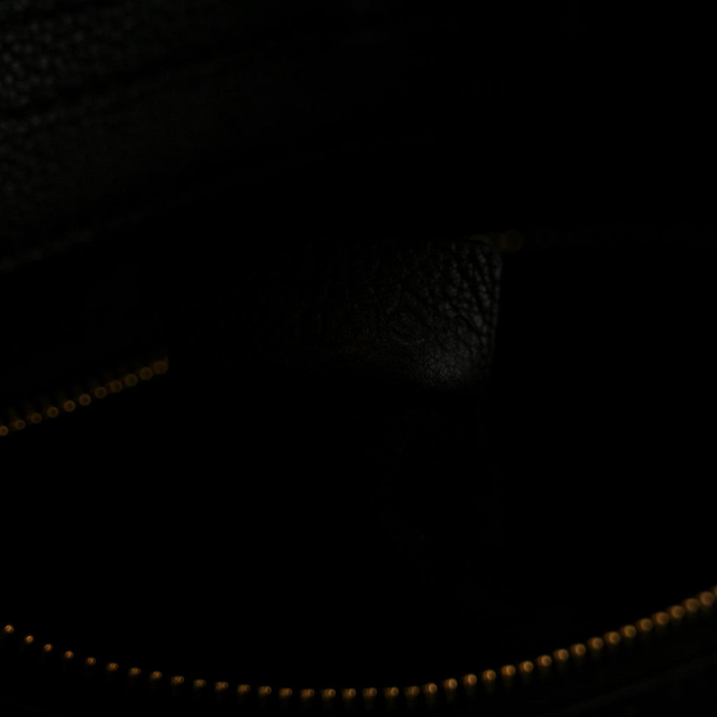 Grained Calfskin Little New Luggage Black