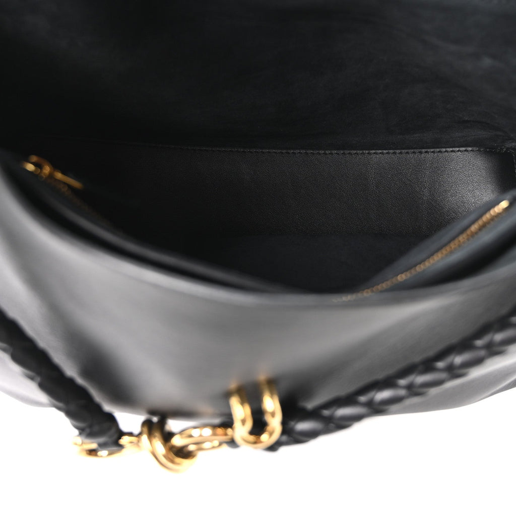 Silky Calfskin Medium Ciao Ciao Black