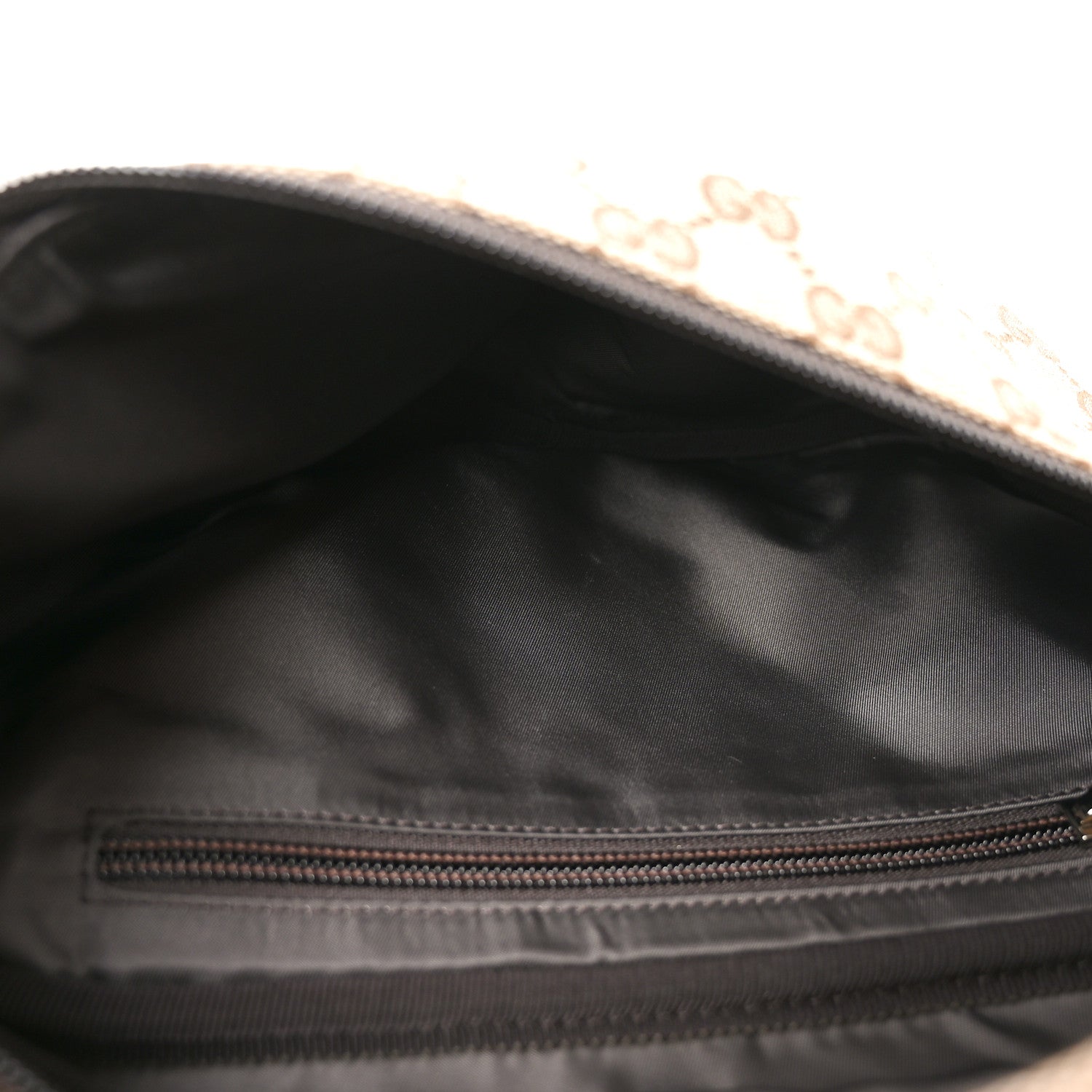 Monogram Large Belt Bag Beige Dark Brown
