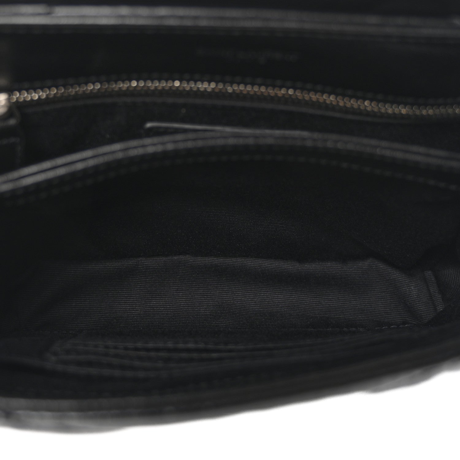 Calfskin Y Quilted Monogram Toy Loulou Crossbody Bag Black