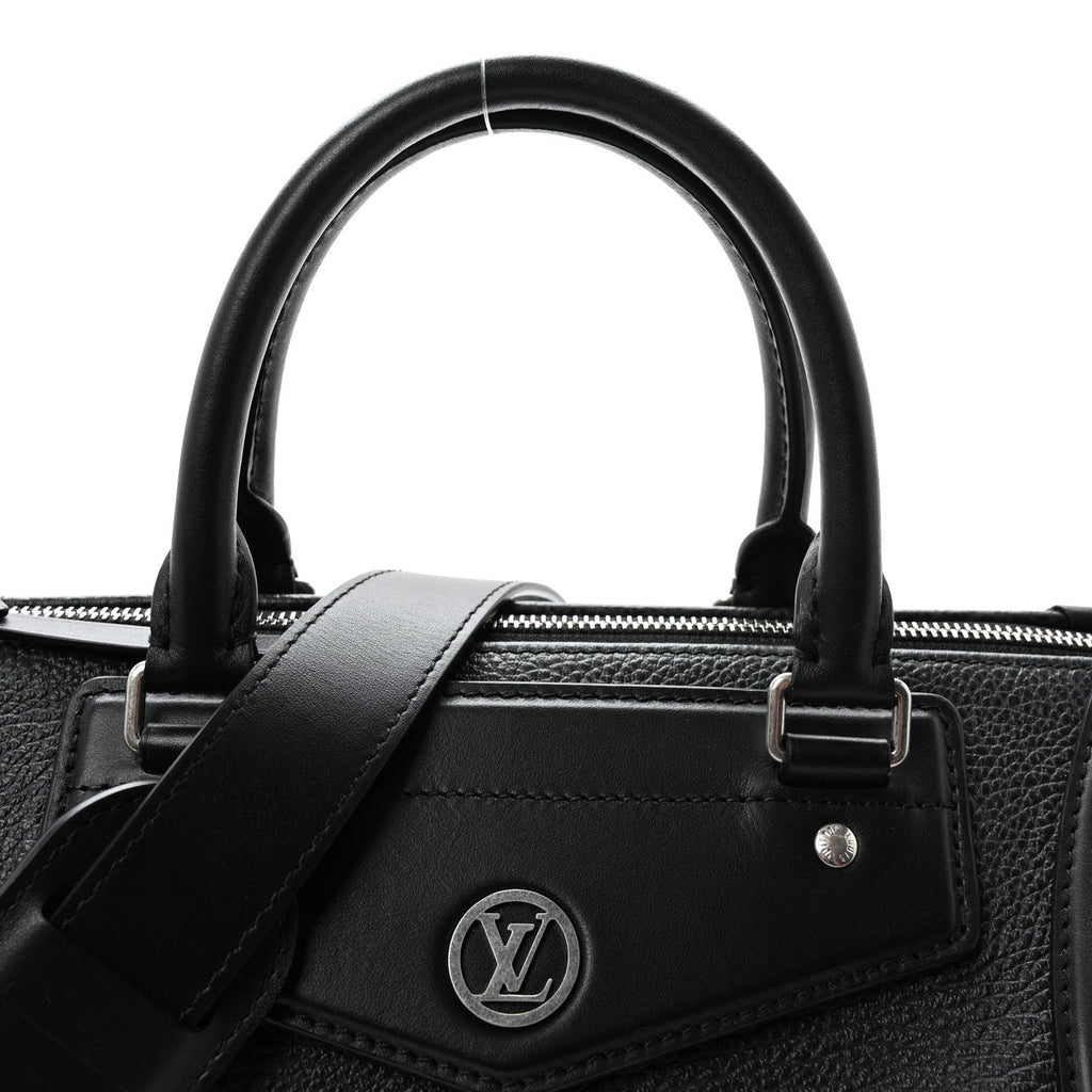 Pixel Lambskin LV Biker MM Black