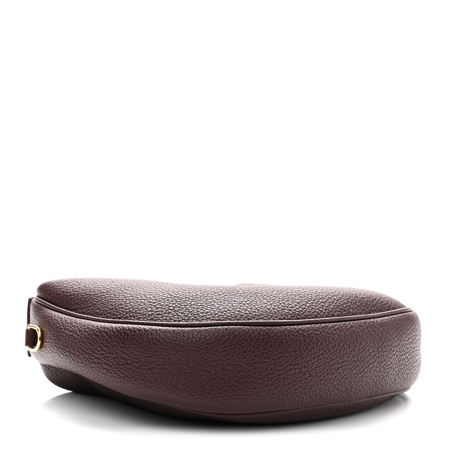 Supple Grained Calfskin Teen Lulu Shoulder Bag Deep Burgundy