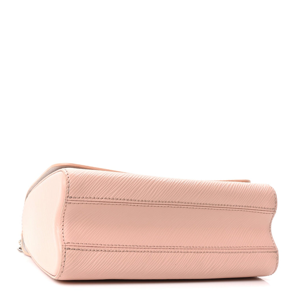 Epi Mechanical Flowers Twist Shoulder Bag MM Rose Ballerine