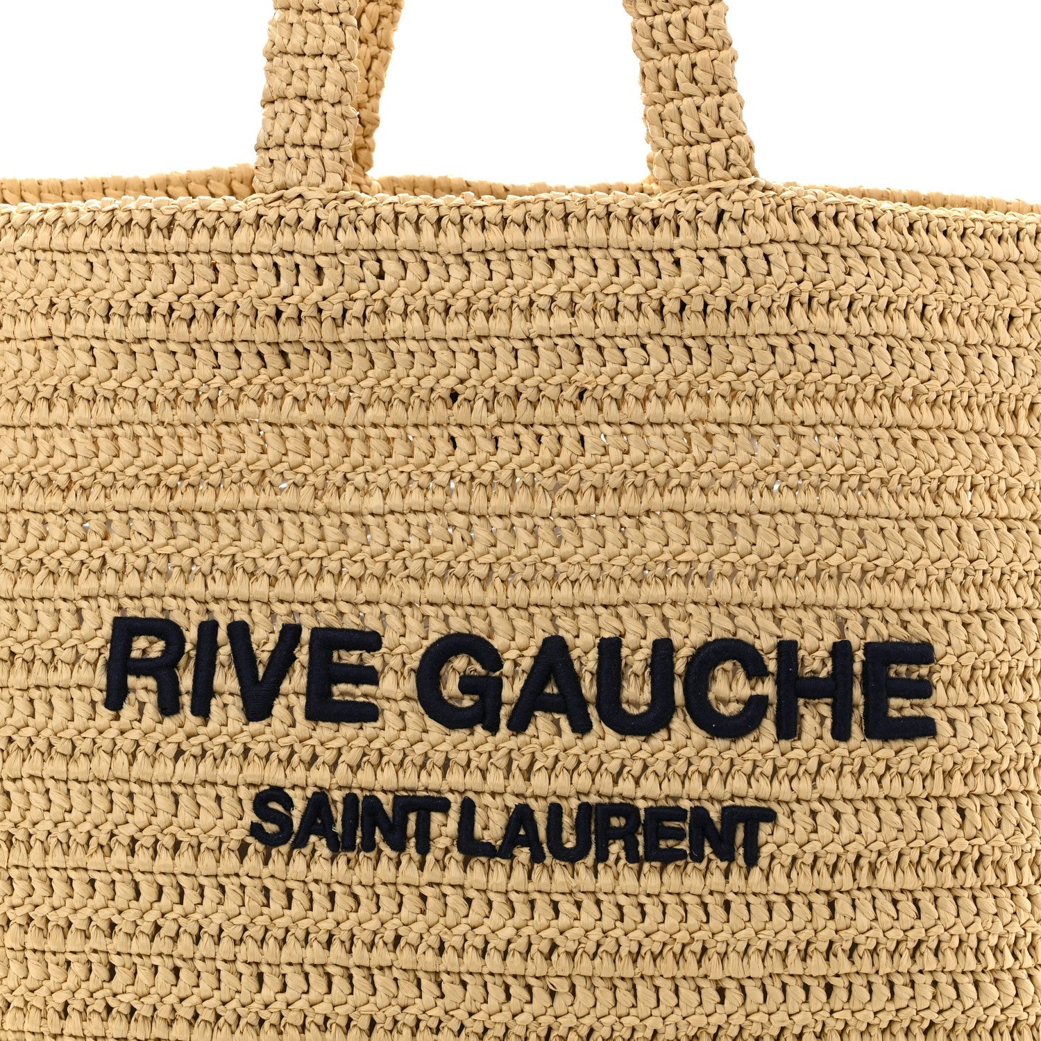 Raffia Rive Gauche Tote Natural