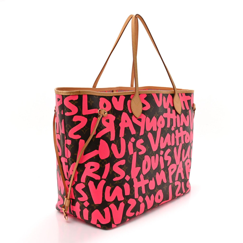 Monogram Graffiti Neverfull GM Fuchsia