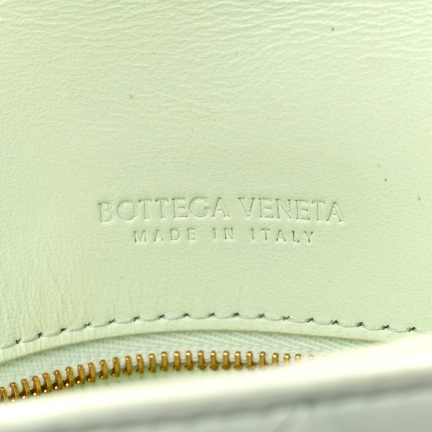 Nappa Intrecciato Mini Crossbody Bag Glacier