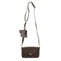 Monogram Felicie Strap & Go Kaki