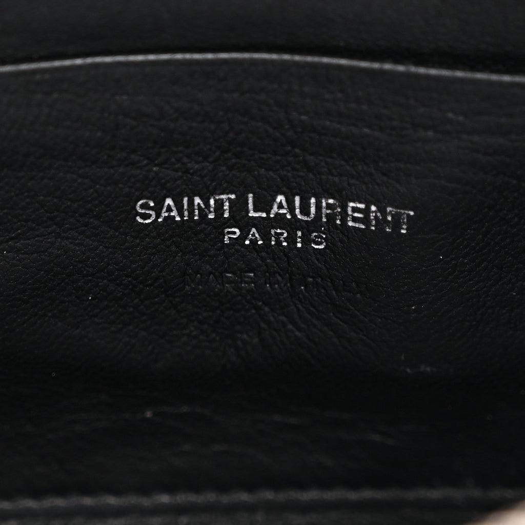 Grain De Poudre Matelasse Monogram Mini Lou Camera Bag Black