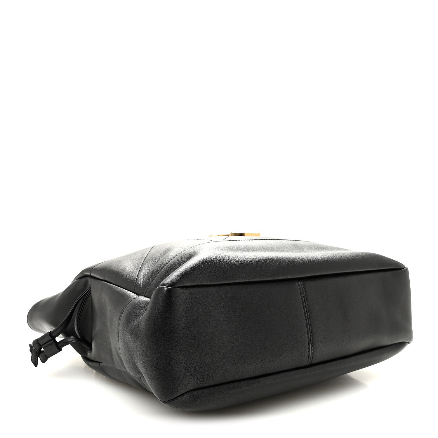 Lambskin Small Jamie Shopping Tote Black