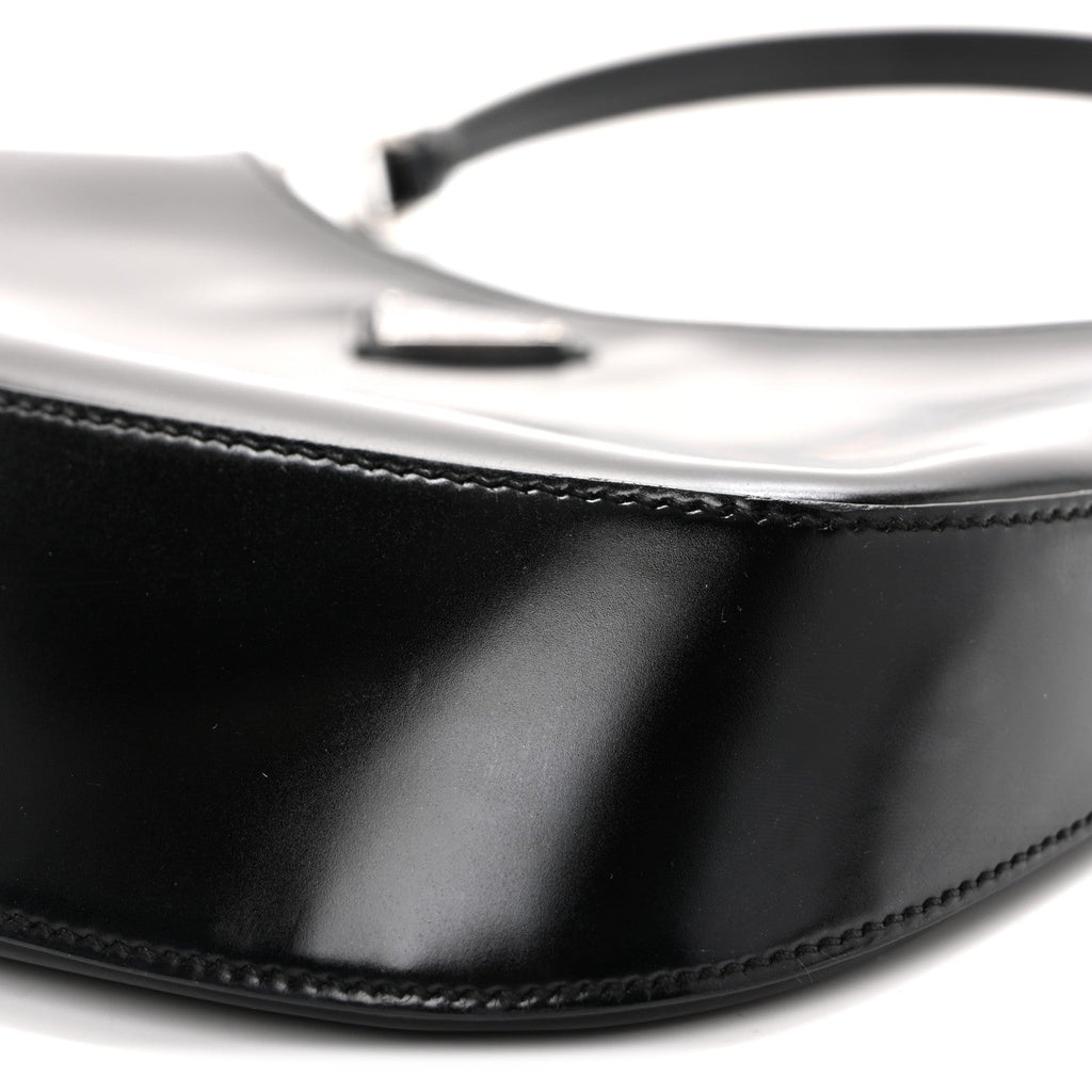 Spazzolato Cleo Shoulder Bag Black