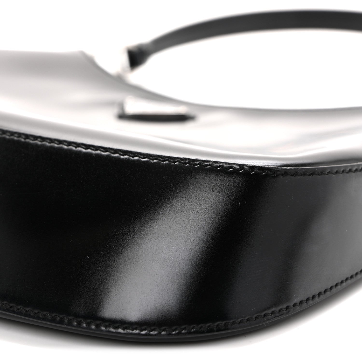 Spazzolato Cleo Shoulder Bag Black