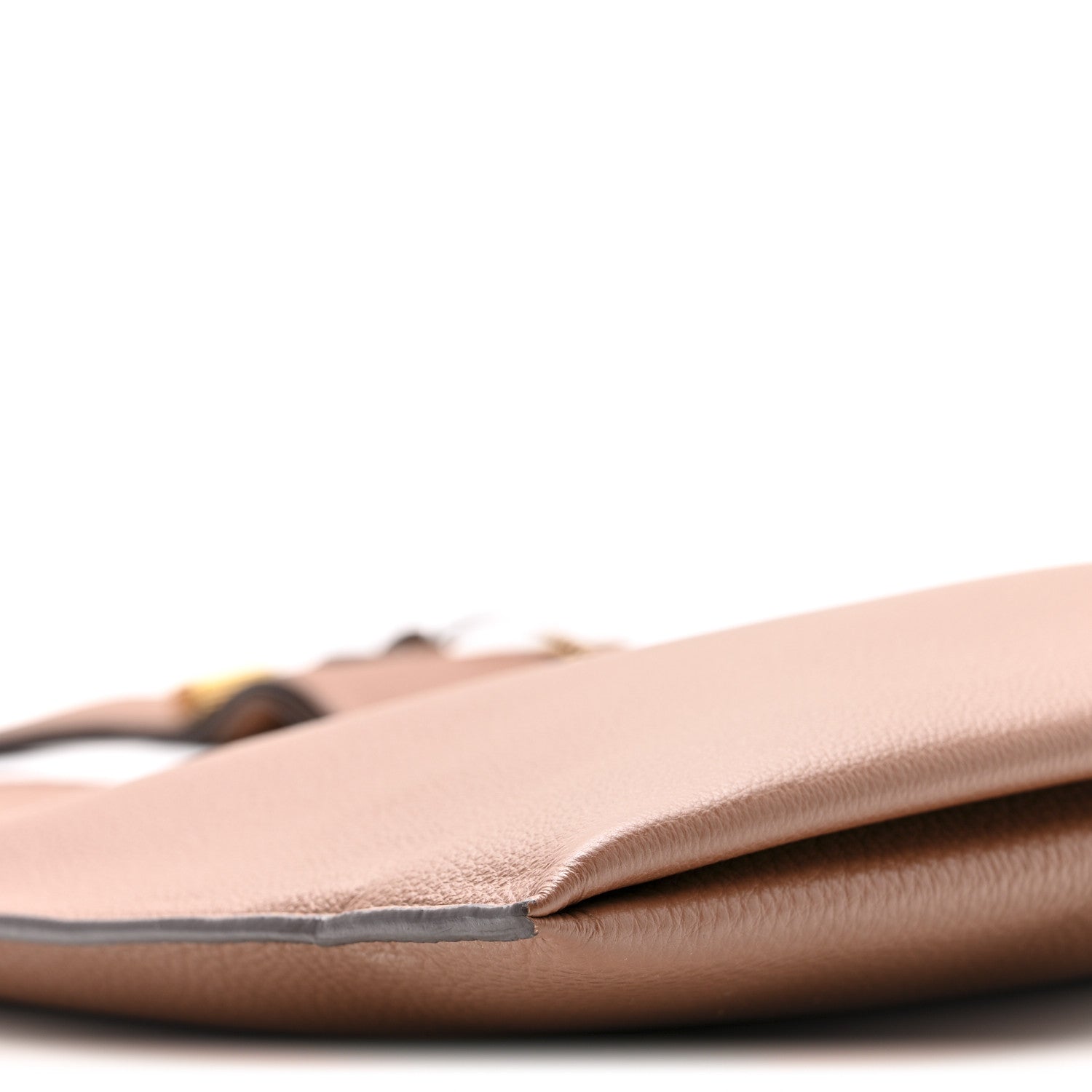 Ramskin Large Alix Padlock Zip Shoulder Bag Brown
