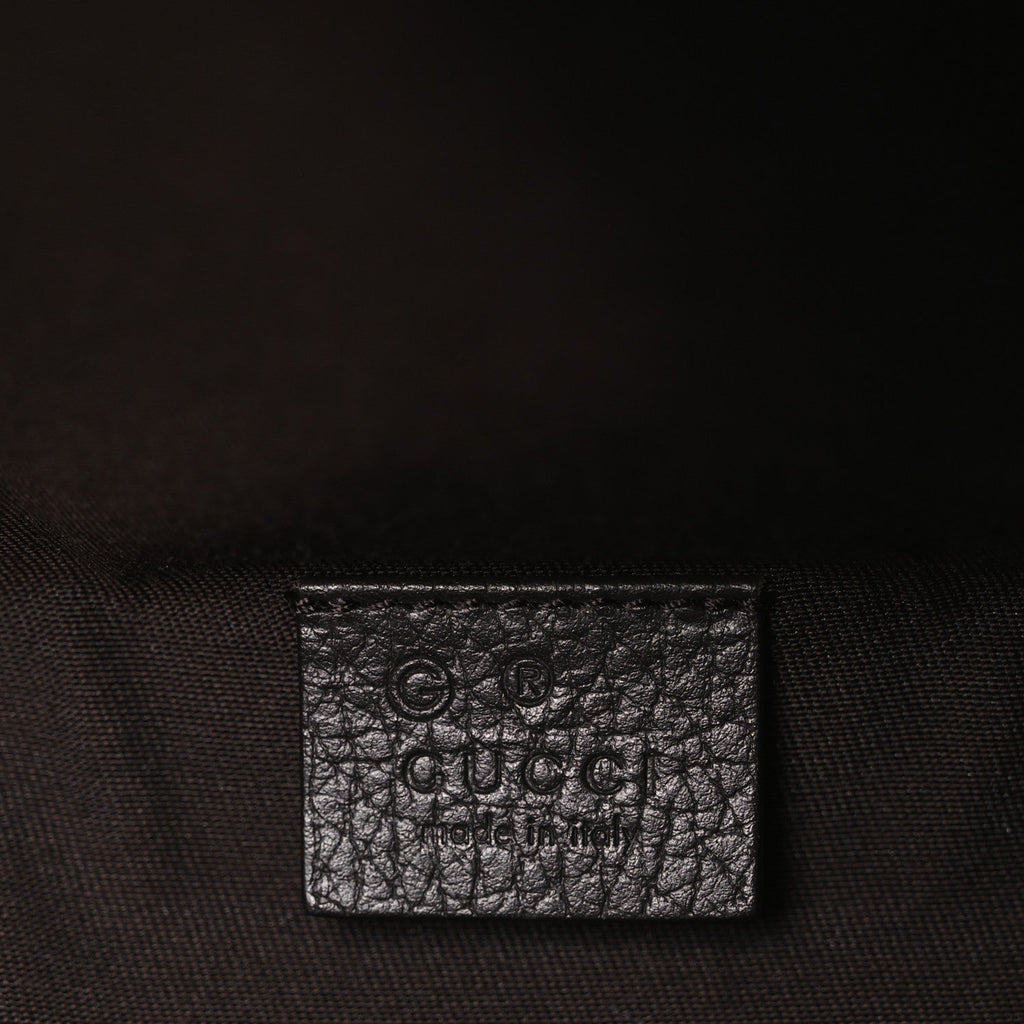 Monogram Dollar Calfskin Waist Pouch Beige Ebony Testa di Moro Marrone Scuro