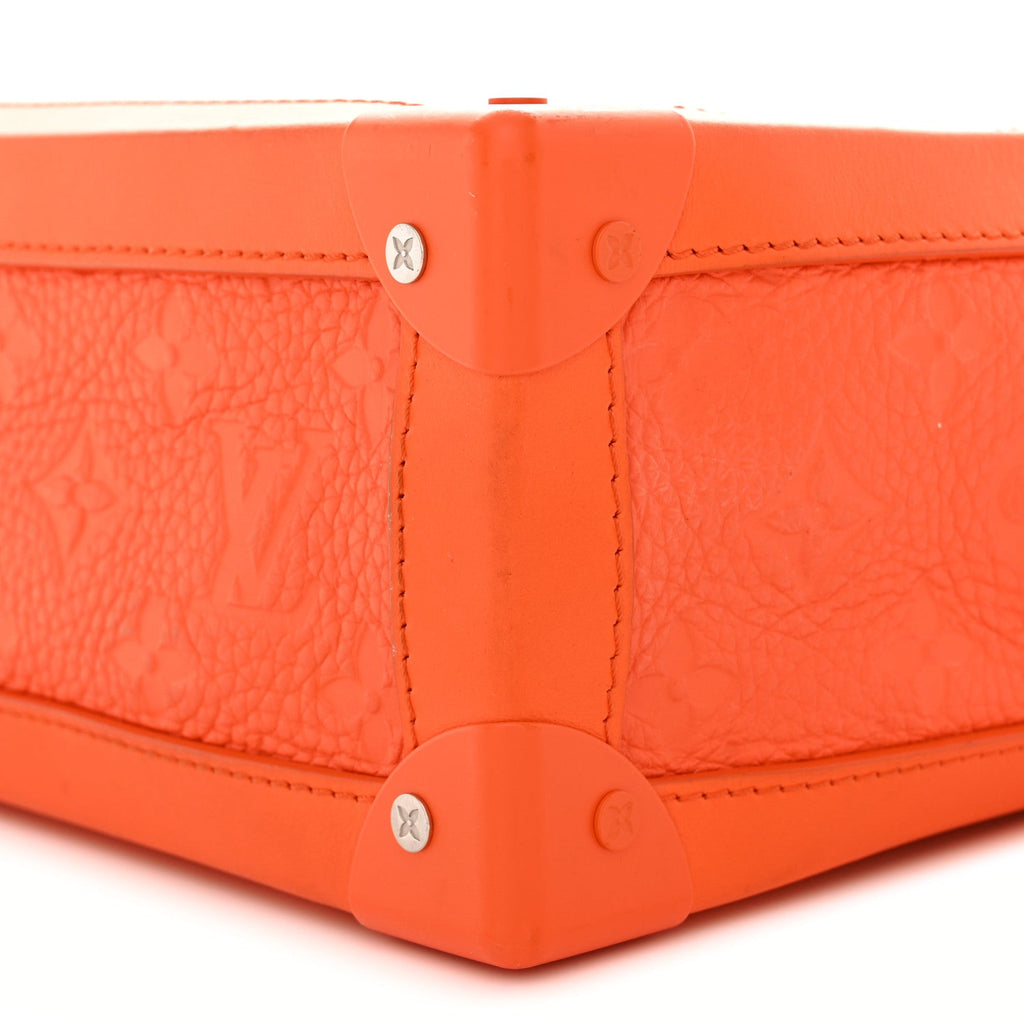Taurillon Monogram Solar Ray Soft Trunk Orange