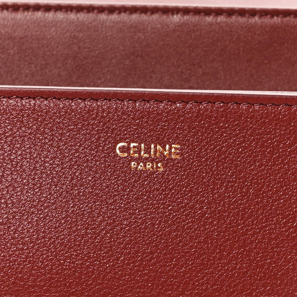 Supple Grained Calfskin Medium Nino Light Burgundy