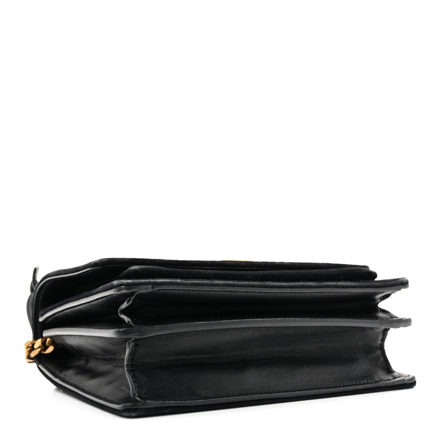 Velvet Small Monogram Sunset Black