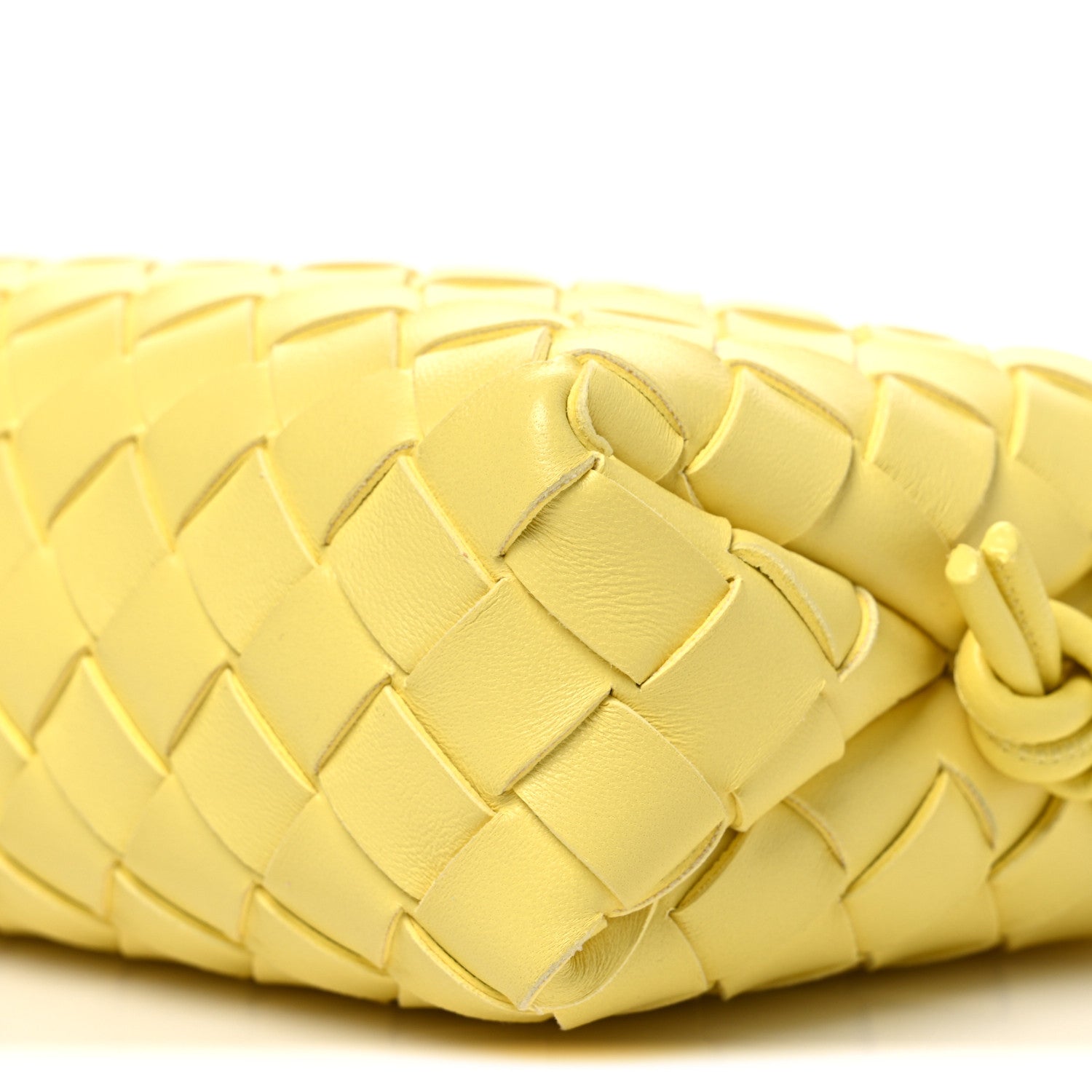 Nappa Intrecciato Loop Baguette Bag Sherbert
