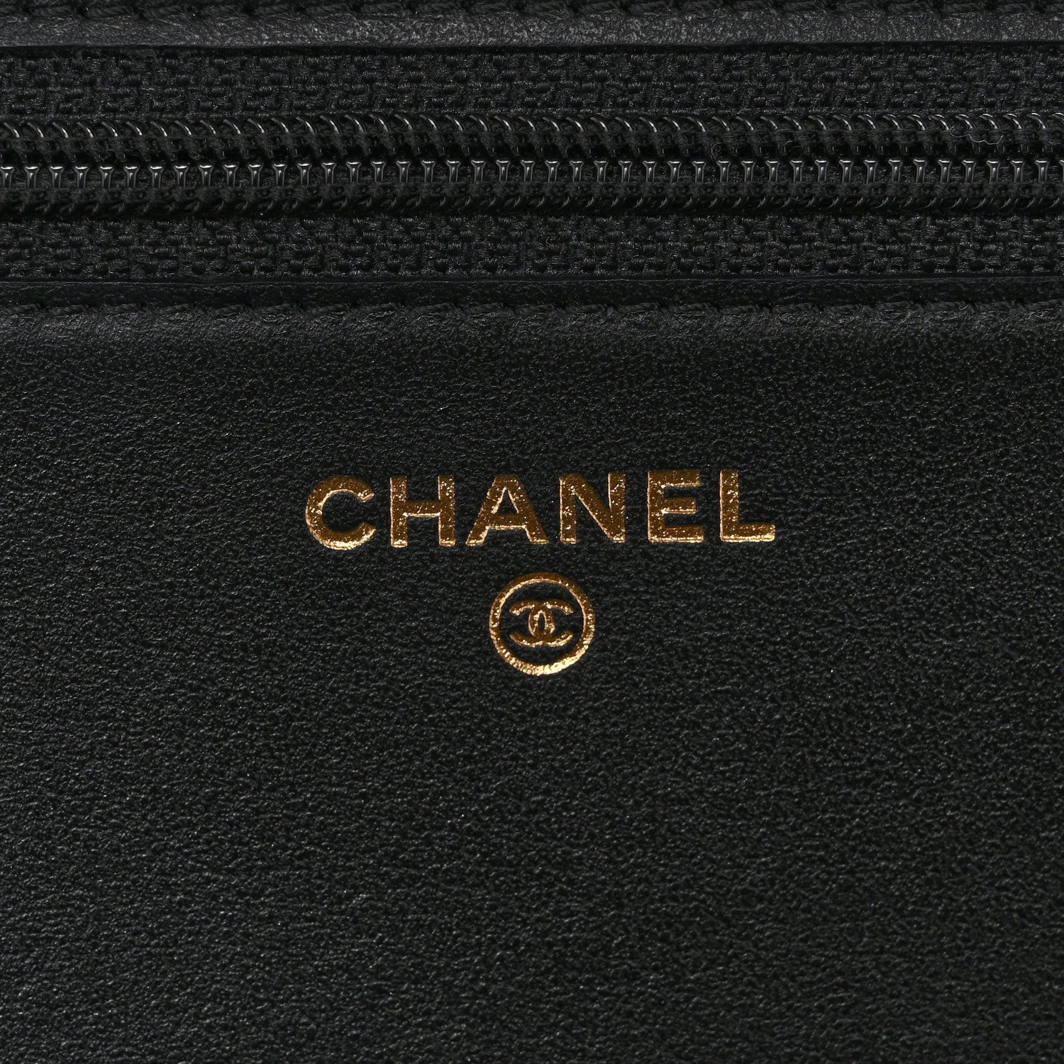 Caviar Quilted Boy Wallet On Chain WOC Black