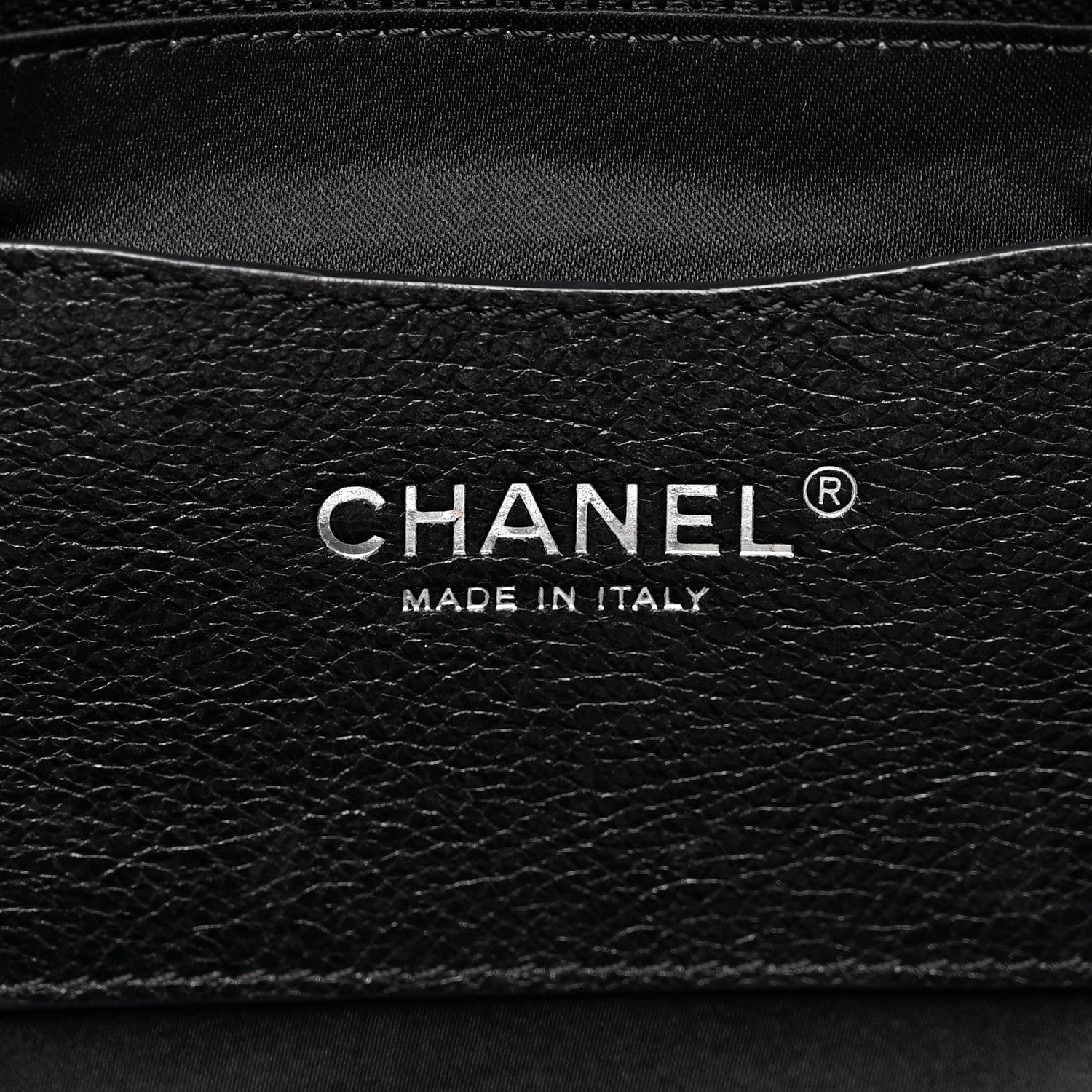 Glazed Calfskin Large On The Road Tote Black