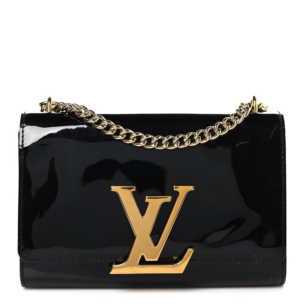 Patent Louise PM Chain Clutch Black