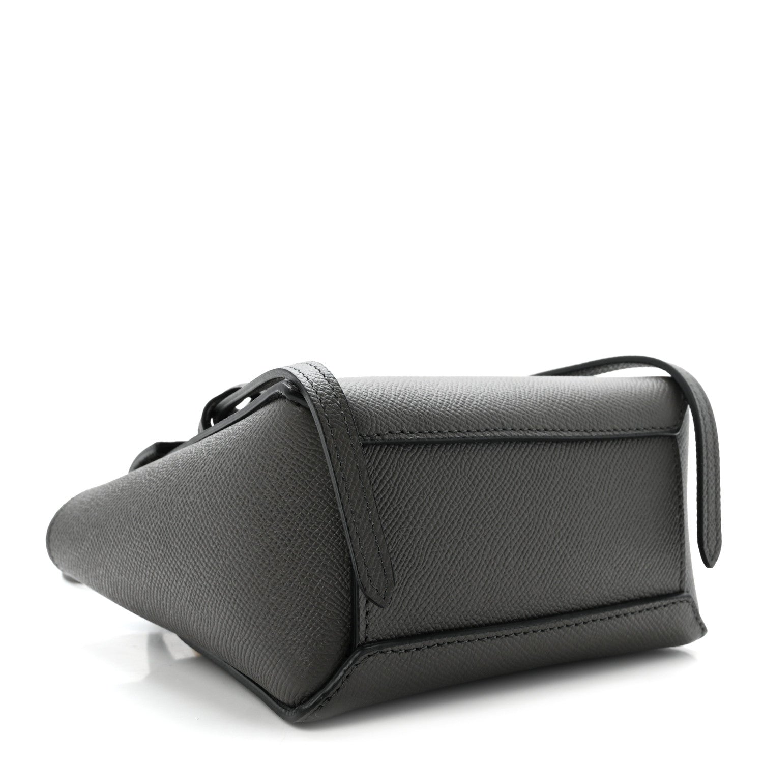 Grained Calfskin Pico Belt Bag Grey