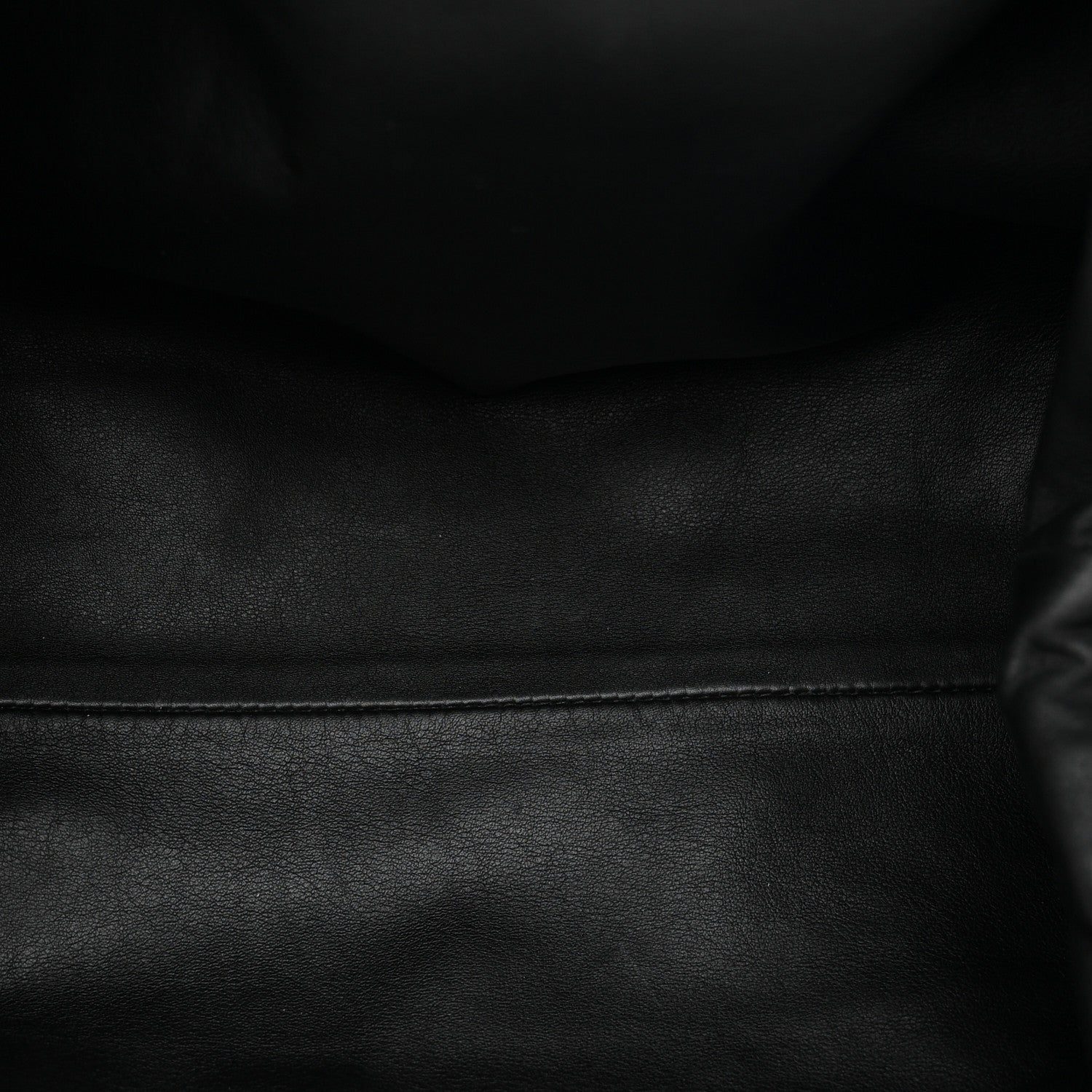 Smooth Butter Calf The Pouch Oversized Clutch Black