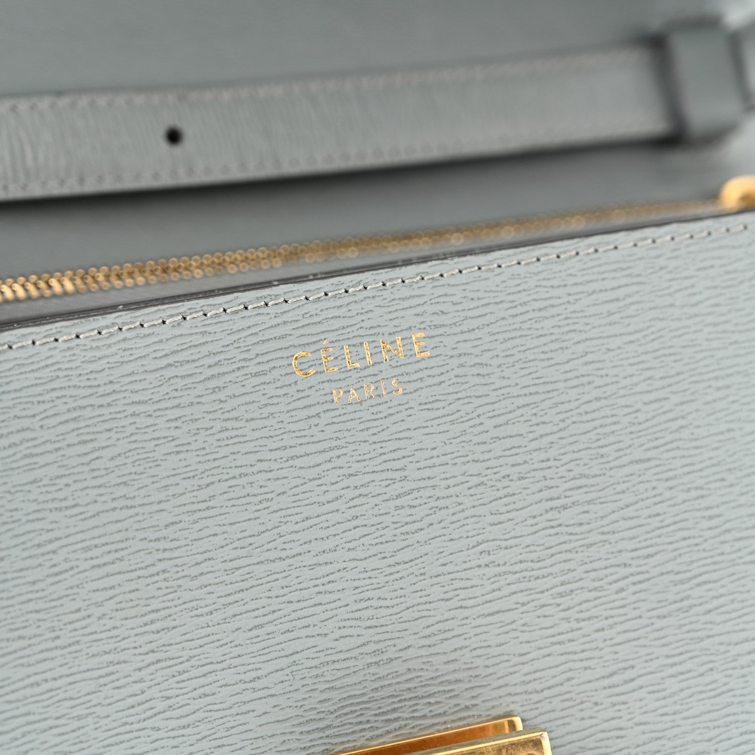 Liege Calfskin Medium Classic Box Flap Bag Storm