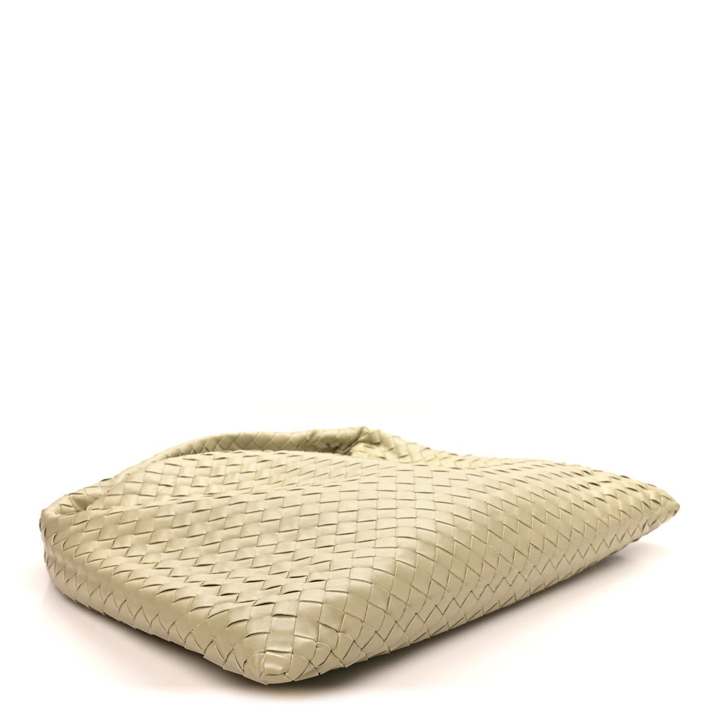 Calfskin Intrecciato Large Hop Travertine
