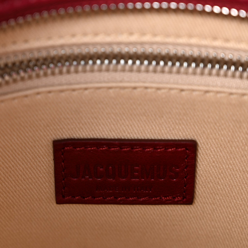 Shiny Vintage Calfskin Le Turismo Soft Bowling Bag Burgundy
