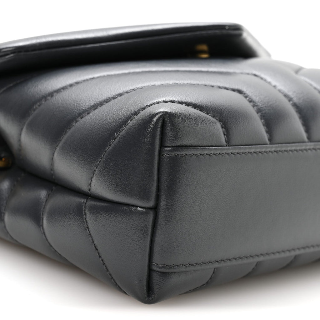 Calfskin Y Quilted Monogram Toy Loulou Crossbody Bag Storm
