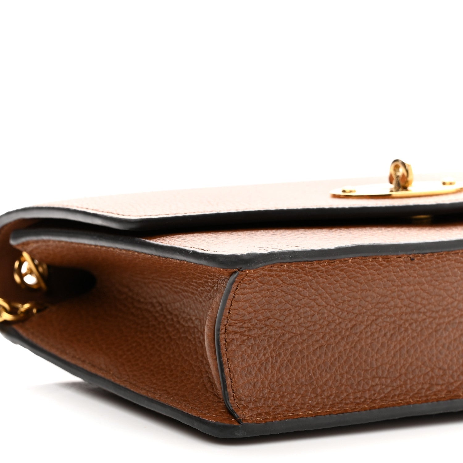 Small Classic Grain Calfskin Small Darley Oak