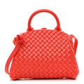 Nappa Intreccio Mini Padded Handle Bag Sunburst