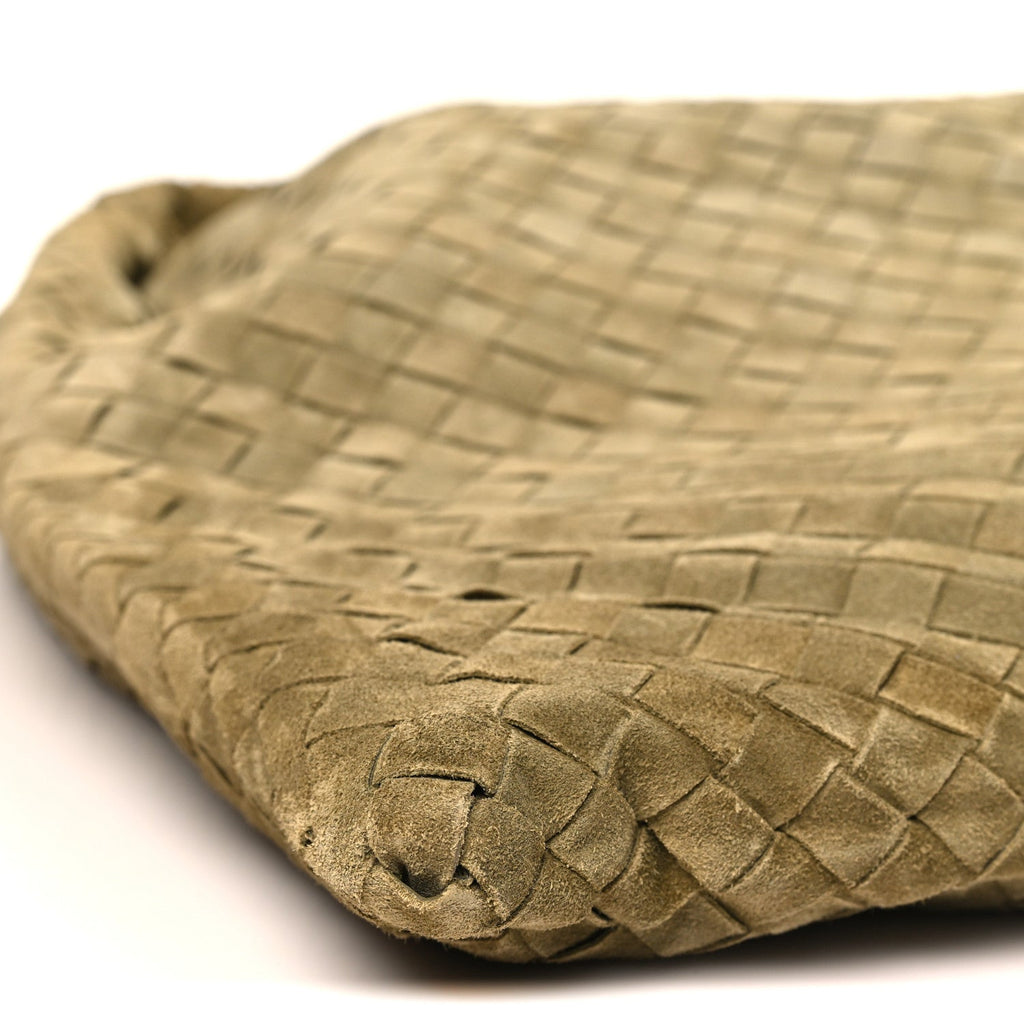 Suede Intrecciato Large Hop Mud