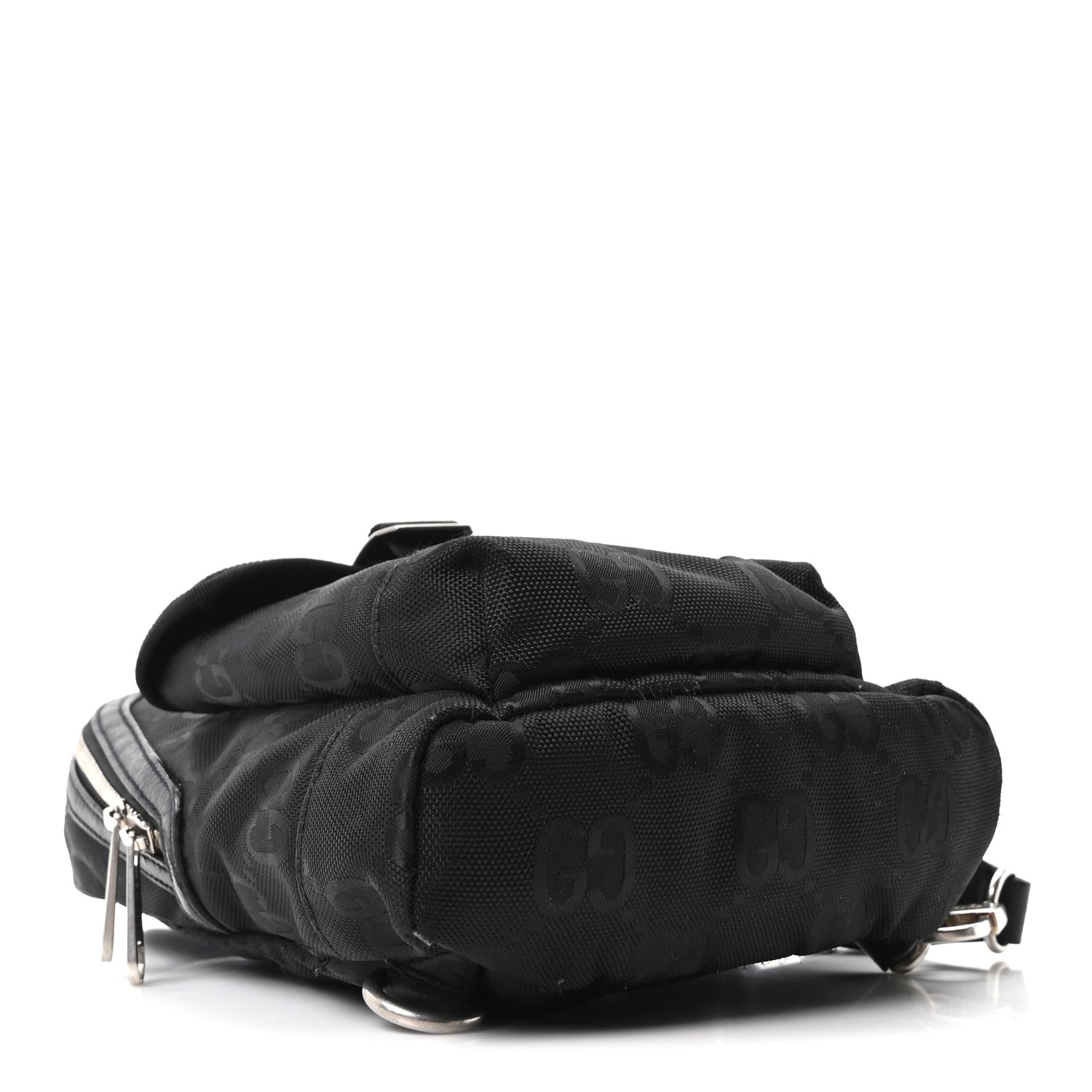 Econyl Nylon Monogram Off The Grid Sling Backpack Black
