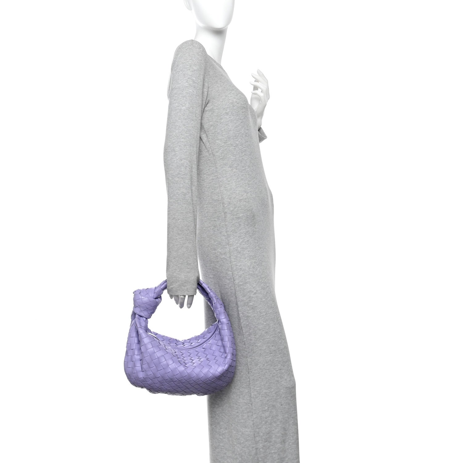Nappa Intrecciato Teen Jodie Hobo Wisteria
