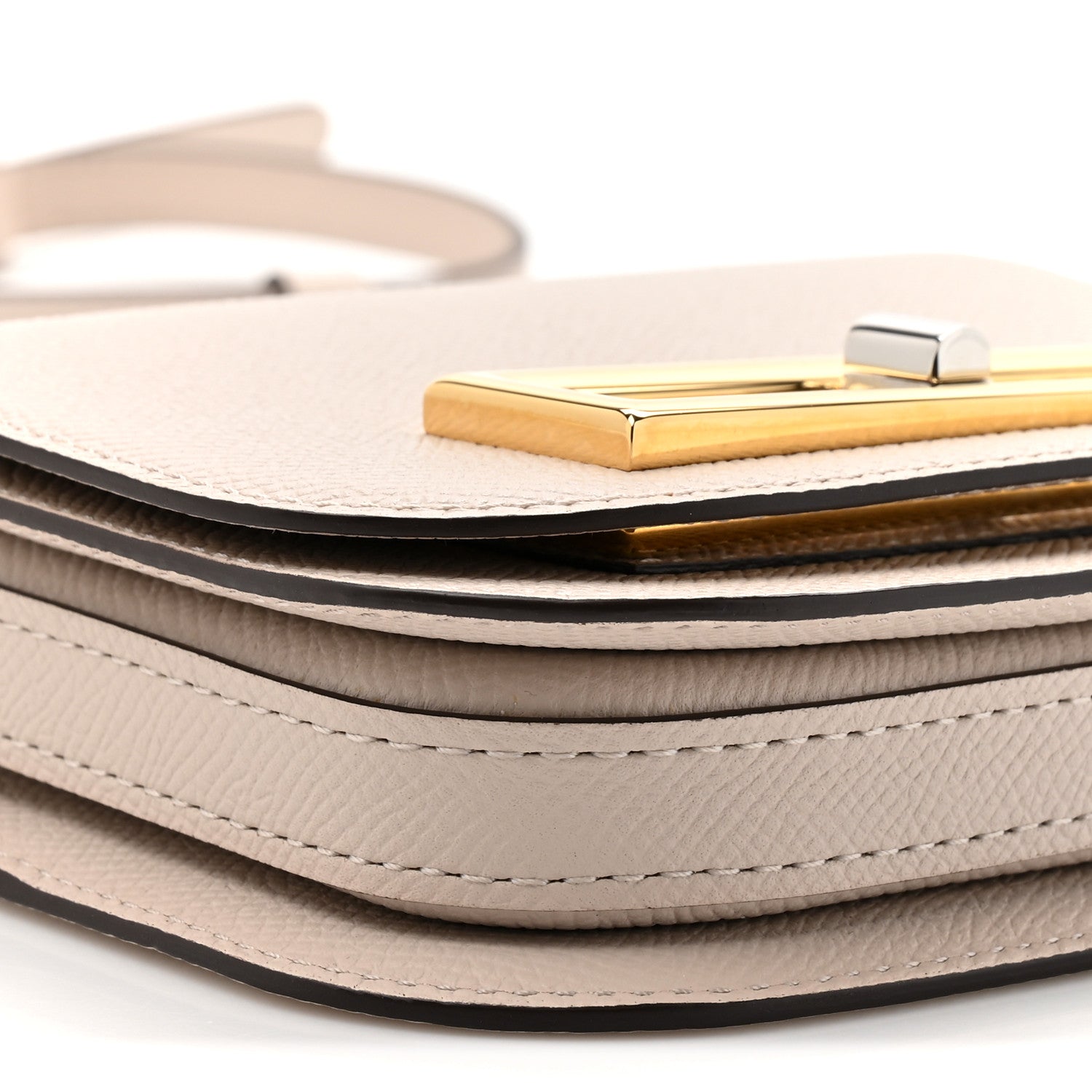 Alpina Calfskin Toy Lingot Crossbody Sesame