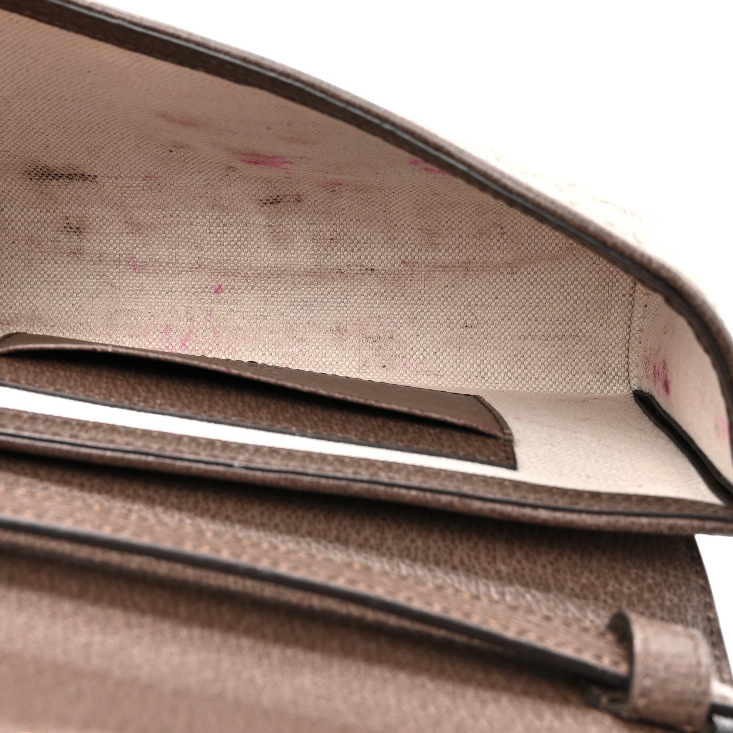 GG Supreme Monogram Calfskin Mini Ophidia Top Handle Bag Beige Ebony New Acero