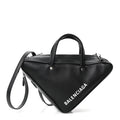 Calfskin S Triangle Duffle Black