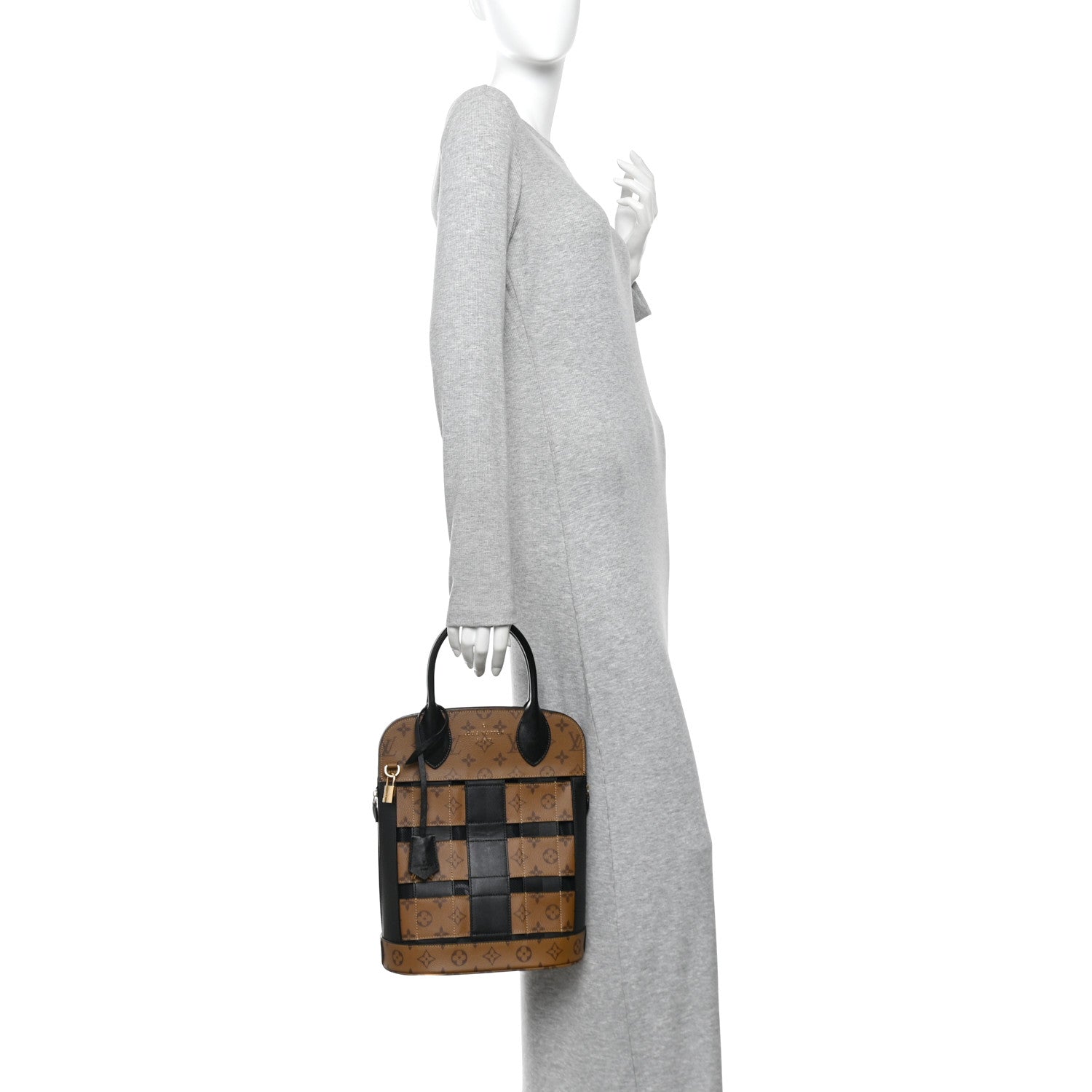 Reverse Monogram Tressage Tote