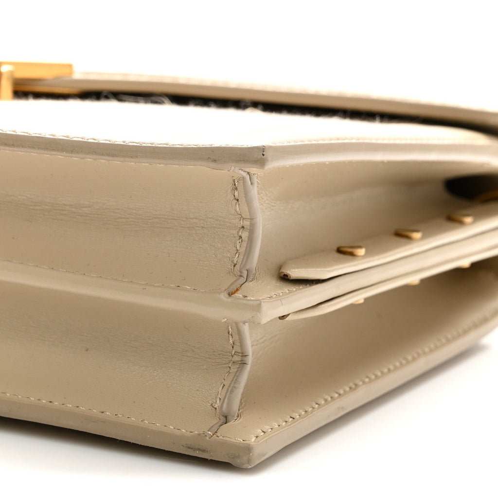 Canvas Calfskin Classic Monogram Cassandra Natural Beige Sea Salt