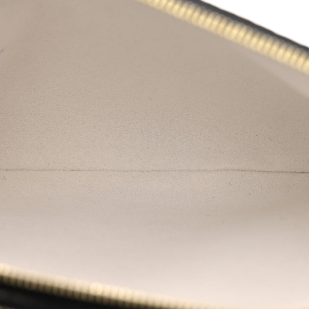 Monogram Giant Crafty Double Zip Pochette Creme Caramel