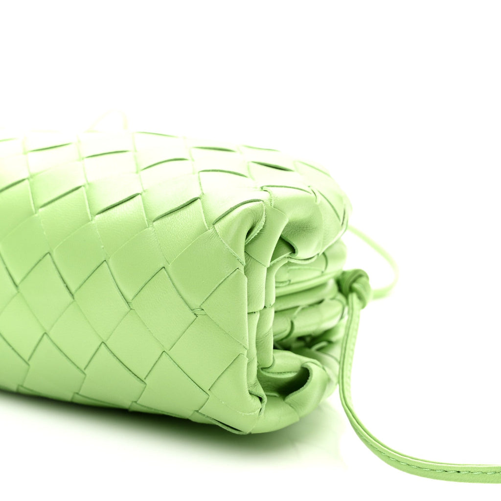Nappa Intrecciato The Mini Pouch Pistachio